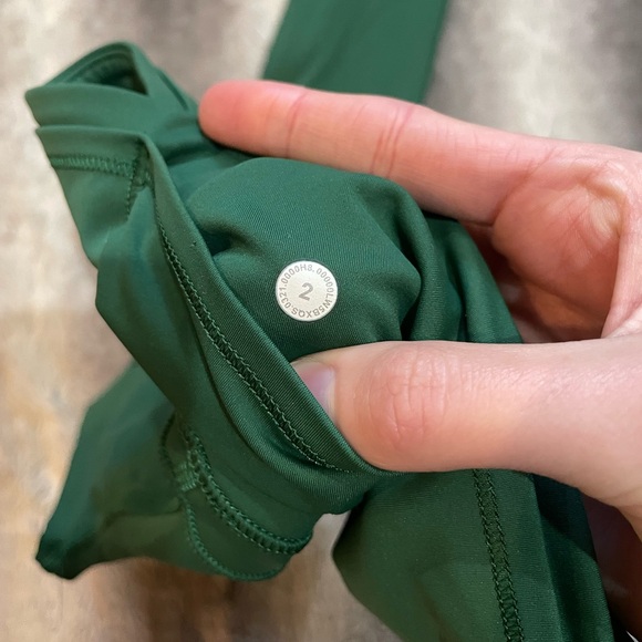 Lululemon Fast and Free High-Rise Tight 25" Everglade Green - Picture 3 of 4